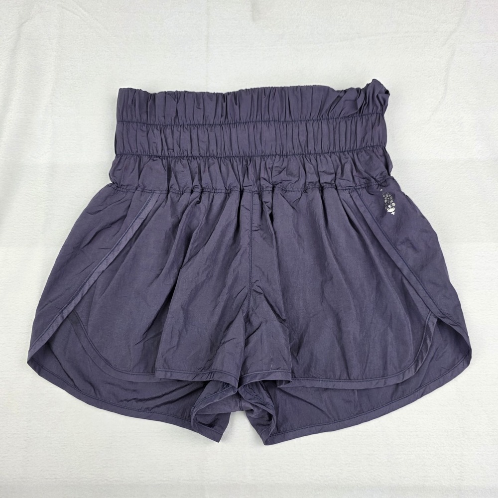 Free People Movement Shorts Womens Size XS The Way Home Dark Purple Bottoms
